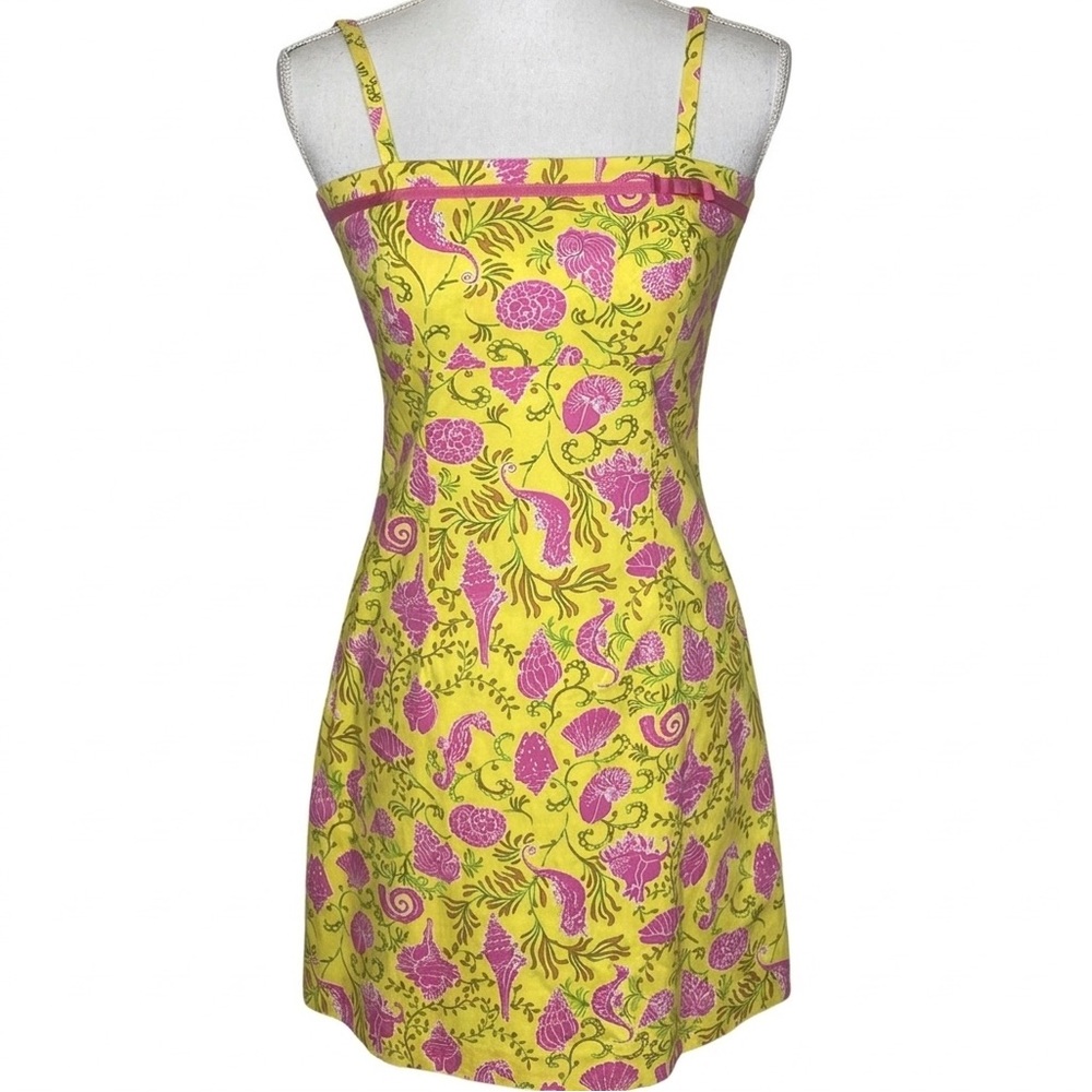 Key West Yellow and Pink Floral Dress